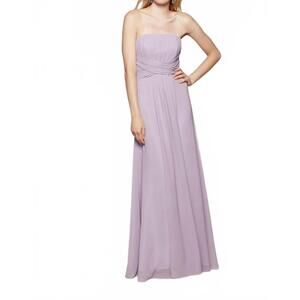 NEW MILANO FORMALS serenity drape strapless gown in lilac